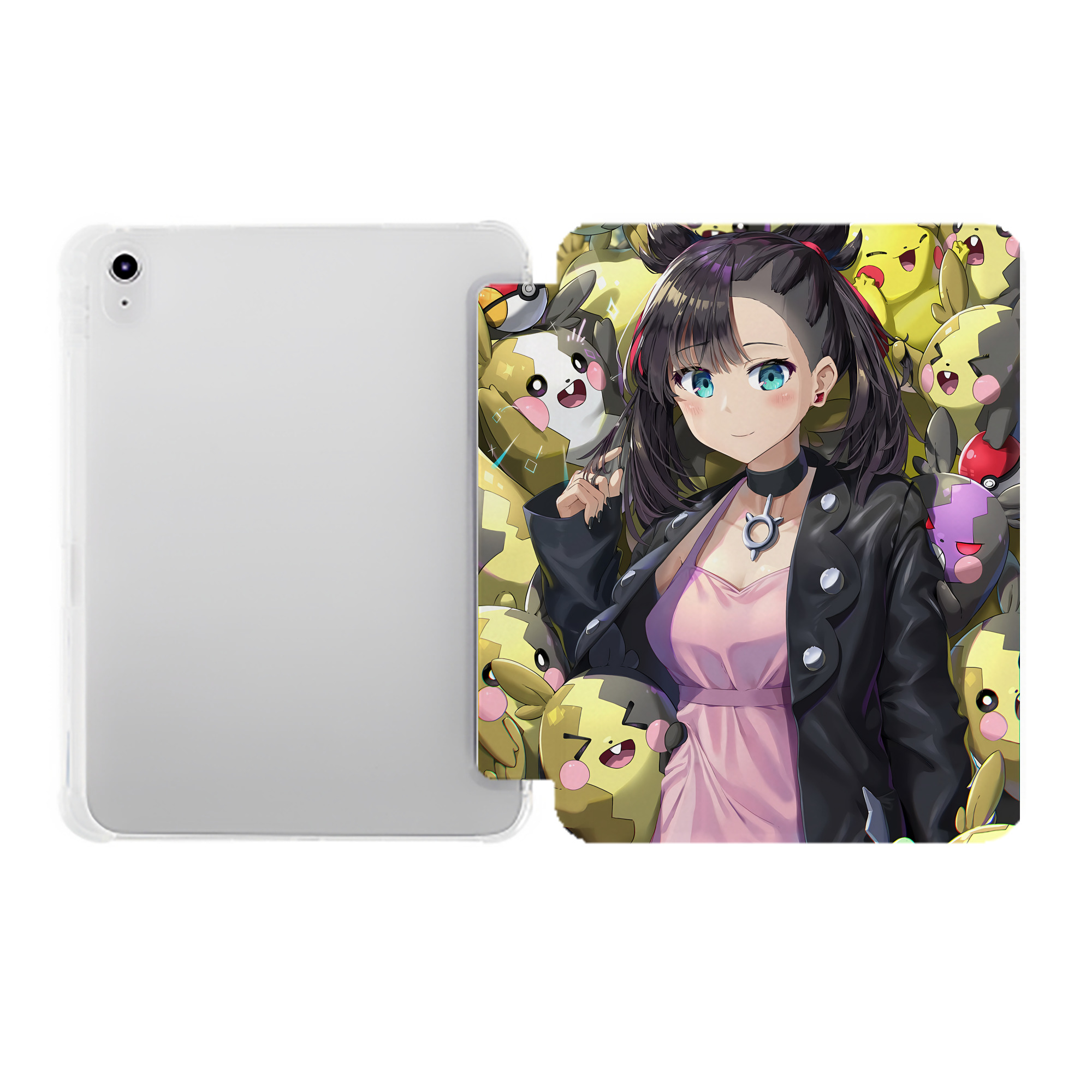 （画像用） ポケットモンスター Pokémon IPad ケース ペン収納付き 三つ折りスタンド PUレザー×シリコン 対応機種9.5/10.5/10.9インチ